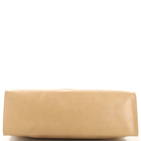 Telfar Shopping Tote Faux Leather Medium Neutral - Picture 5 of 8